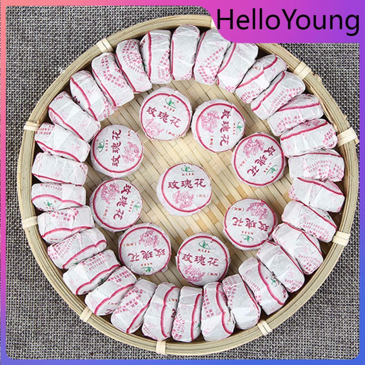 Ripe Puerh Tea Mini Tuo Tea Rose  Chinese Yunnan Cooked Black Tea Healthy Care Main image