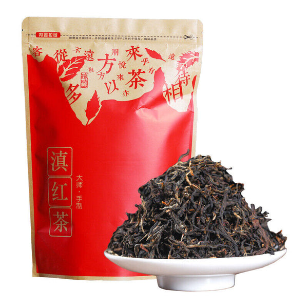 250g Menghai Early Spring Honey Fragrance Dian Hong Tea Leaves Bagged Black Tea
