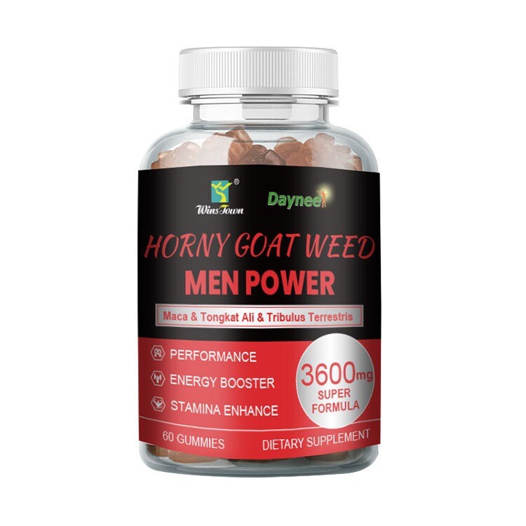 Horny Goat Weed Men Power Gummies MACA Health Gummies