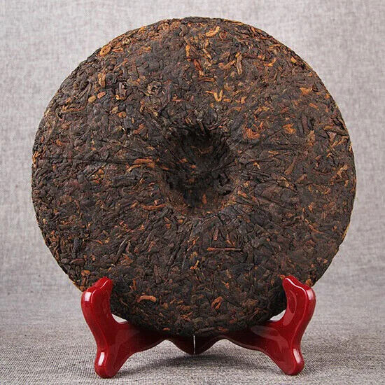 Yunnan Jinmai Pu Erh Tea Cake 357g Aged Ripe Fermented Puer Tea Qi Zi Bing Cha