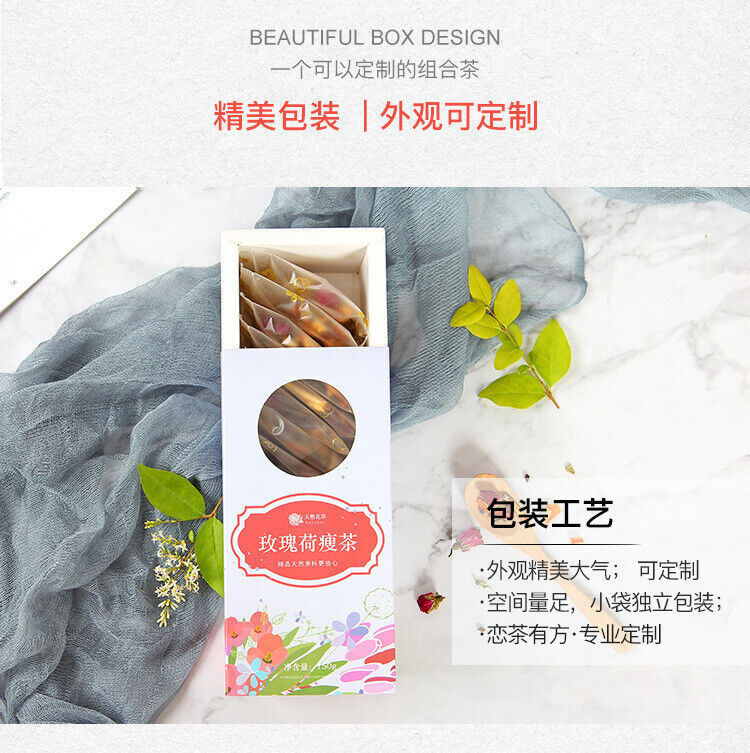 HelloYoung 150g Rose Lotus Leaf Tea Tea Flower Grass Tea Box Winter Melon Lotus Leaf Tea