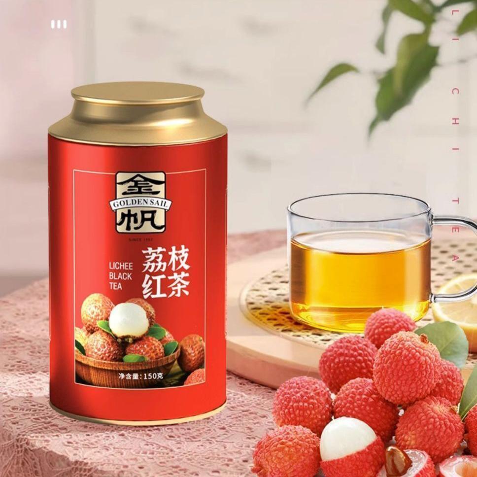 150g - Organic Flavored Black Tea Jinfan Brand Original Lychee Black Tea Main image