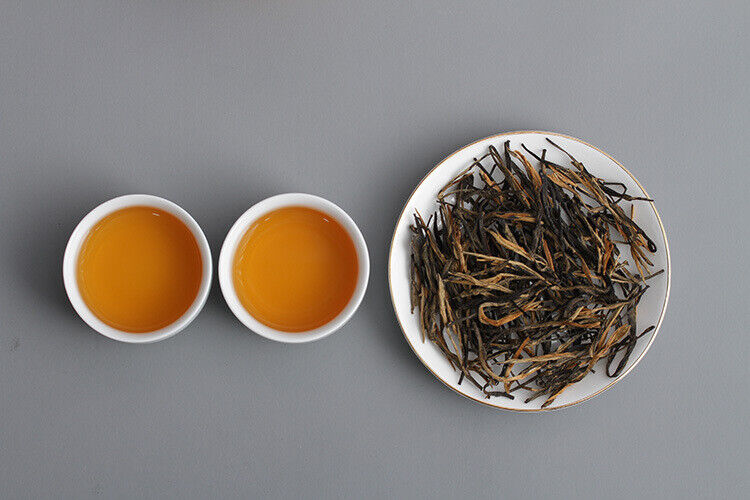 HelloYoung 500g Yunnan Dian Hong JD58 raw material Pine needles One bud one leaf (No.1)