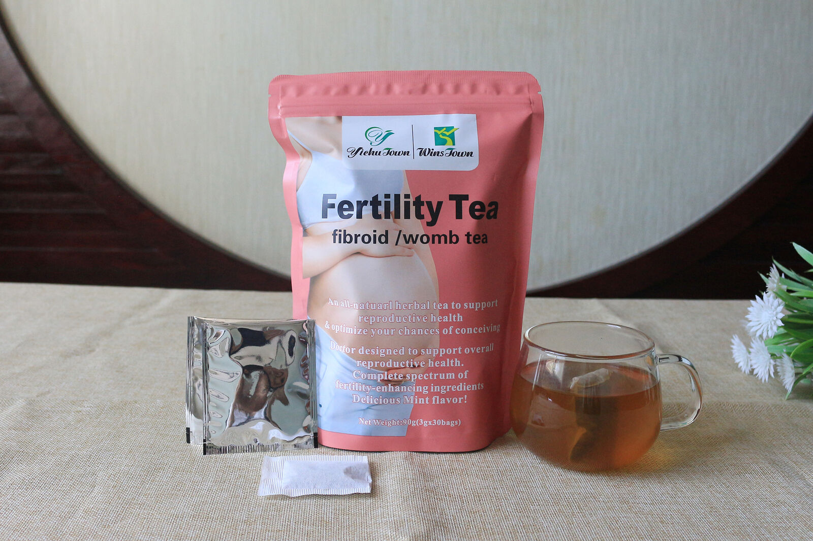Fertility Tea Man Women Female Fibroid Womb Detox Tea Healthy Drink 3g*30bags