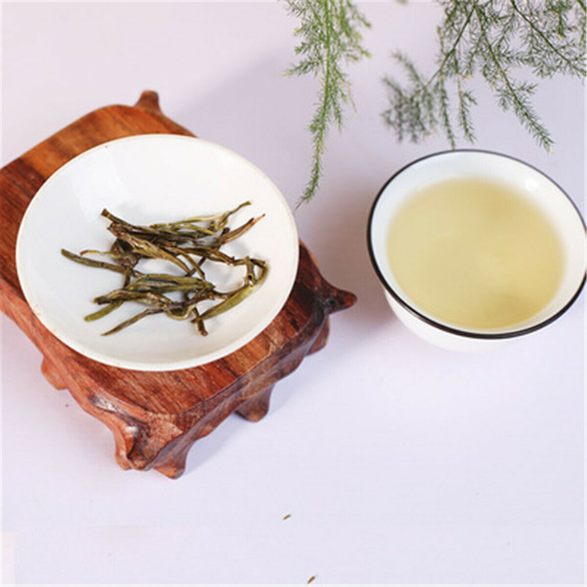 HelloYoung White Tea Silver Needle Bai Hao Yin Zhen Tea Fuding Fujian Organic Delicious Tea