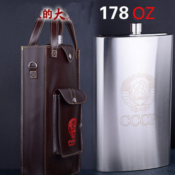 Alcohol Bottle Belt Case Stainless Steel Hip Flask Liquor Whisky Portable Pocket