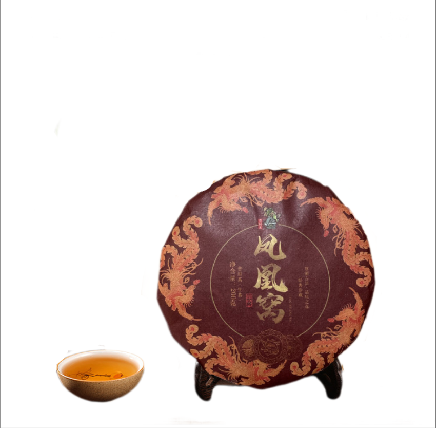 Puerh Tea Pu'erh Tea Cake Raw Pu Erh Phoenix Nest 200g Pu-erh Tea