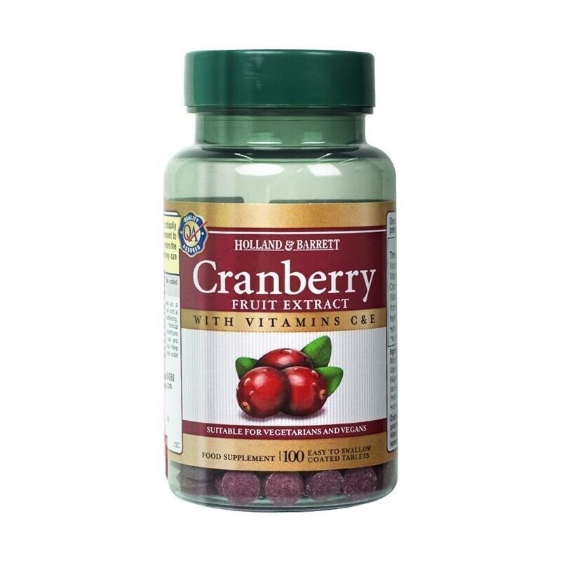 HB Cranberry Tablets for Women's Private Health 255mg * 100 Tablets/Bottle Main image