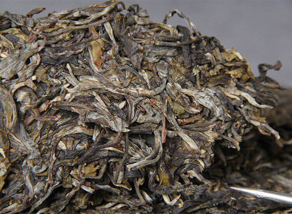 357g Ancient Tree Pu'er Tea Raw Tea Bamboo Leaves Icelandic Raw Tea Cake