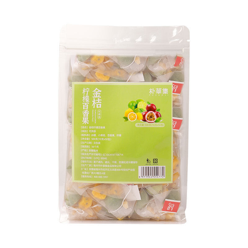 Kumquat Lemon Passion Fruit Tea Cold Brewed Triangular Tea Bag Fruit Tea