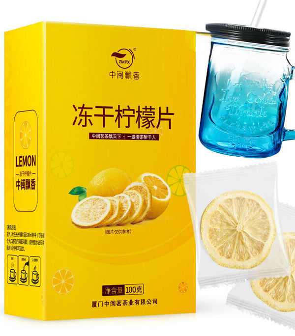 Organic Dried Lemon for Tea Premium Fruit & Honey Tea Infusions with Freeze