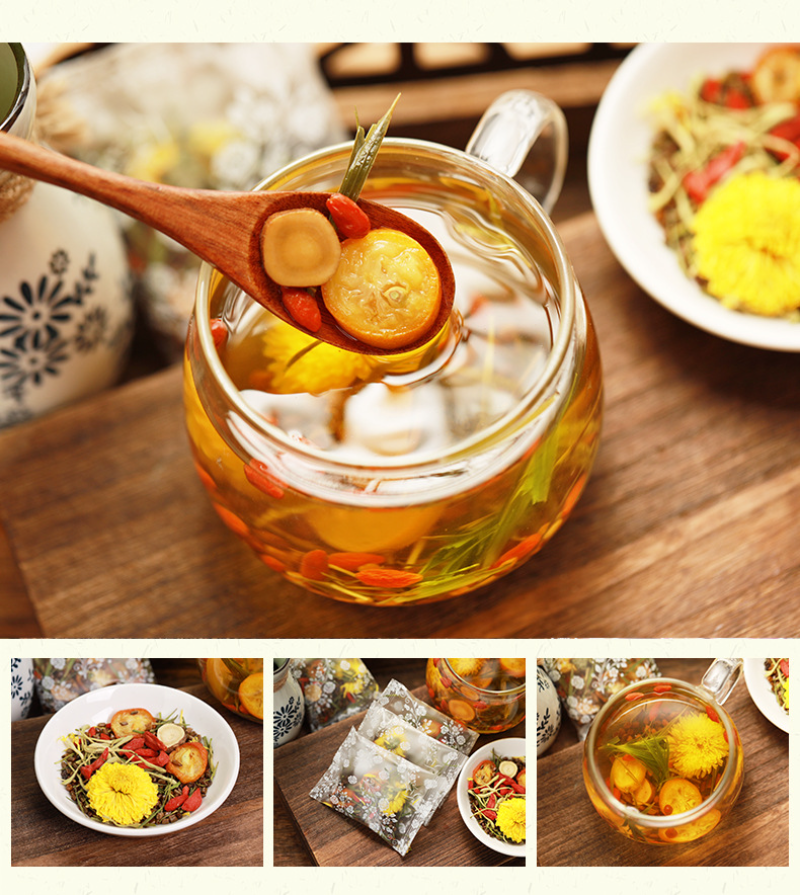 HelloYoung 150g Chrysanthemum cassia seed tea honeysuckle wolfberry kumquat licorice tea