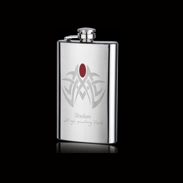 Stainless Steel Liquor Whisky Alcohol Portable Drinkware Flagon  Vodka Hip Flask