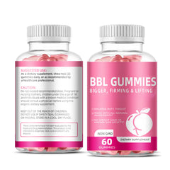 Women's Butt Lift Gummies BBL GUMMIES Vegetarian Gummies 60 Capsules