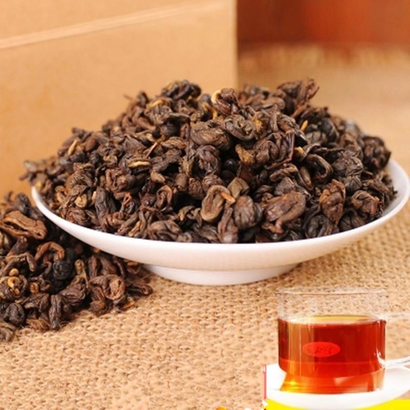 HelloYoung500g Red Biluo Black Tea In Bulk Yunnan Fengqing Dianhong Cooked Tea Fresh Tea 茶 Secondary image
