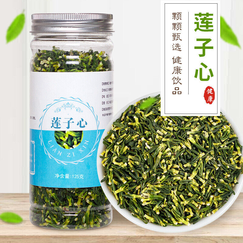 HelloYoung New Stock Lotus Seed Core Lotus Heart Tea Agricultural Products Herbal Tea 125g