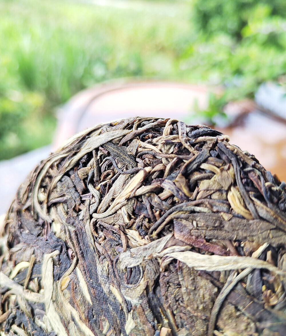 HelloYoung 100g Icelandic Pu'er Tea, Yunnan Mengku Old Tree Cake Spring Pu'er Tea