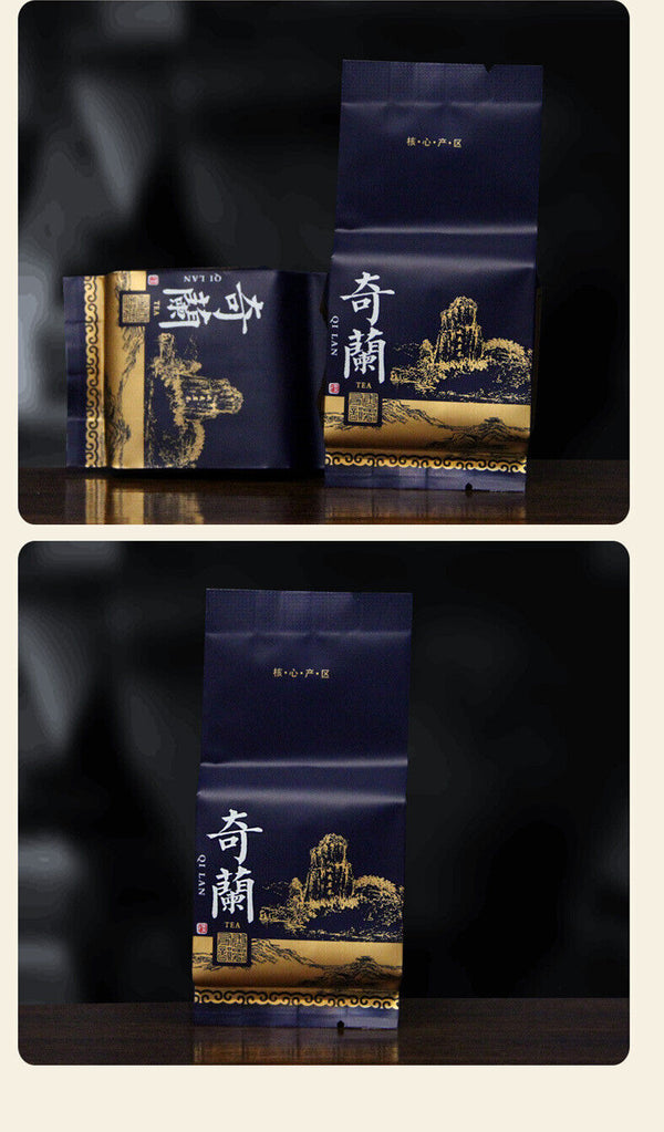 Qi Lan Fragrant Straight Leaf Oolong Northern Fujian Dahongpao Wuyi Rock Tea