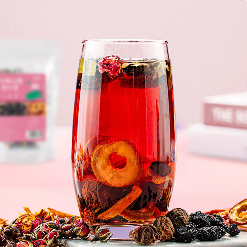 Summer Cooling Herbal Tea Combo Black Plum Hawthorn Lotus Leaf Tea Secondary image