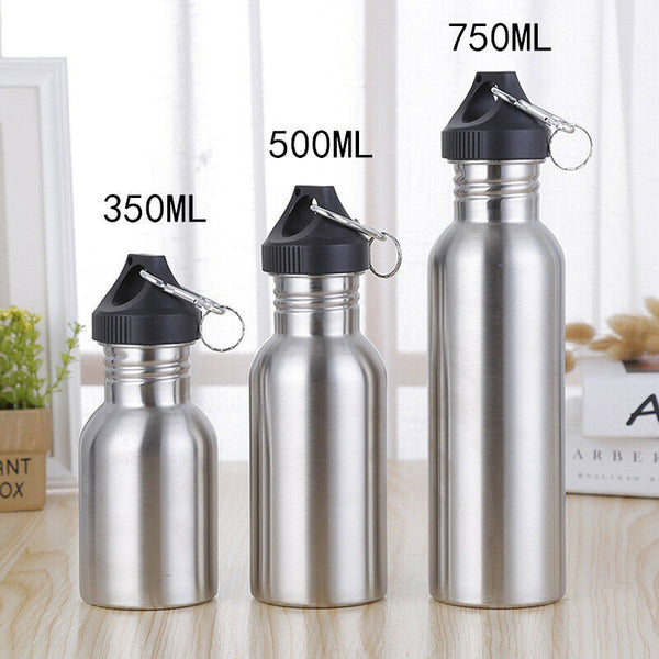 Stainless Steel Kettle Portable Water Bottles Sports Outdoor Travel Drinkware