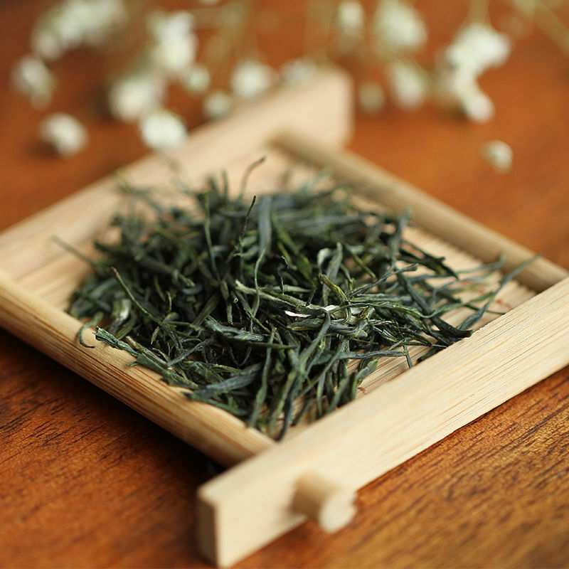 HelloYoung Tokujou Gyokuro Karigane Loose Leaf Tea Natural Sweetness Organic Green Tea 100g Main image