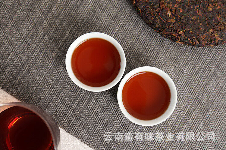 HelloYoung 357g Yunnan Pu'er Tea Banzhang Old Tree Cake Tea Pu'er Ripe Tea