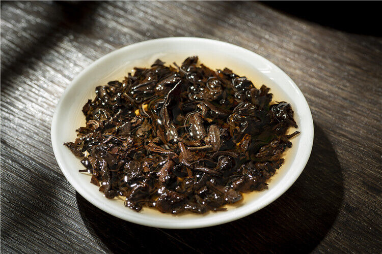 HelloYoung 357g Yunnan Brown Mountain Pu-erh Ripe Tea Ancient Tree Seven Seeds Cake