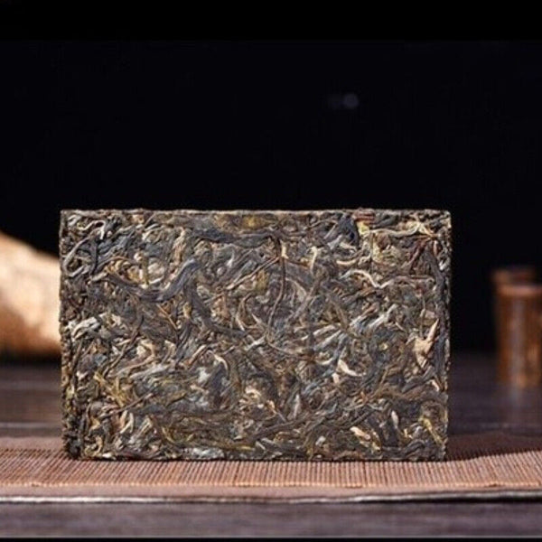 HelloYoung Green Tea Pu-Erh Raw Tea Bricks Menghai Big Leaf Pu'er Tea 1000g Natural Yunnan