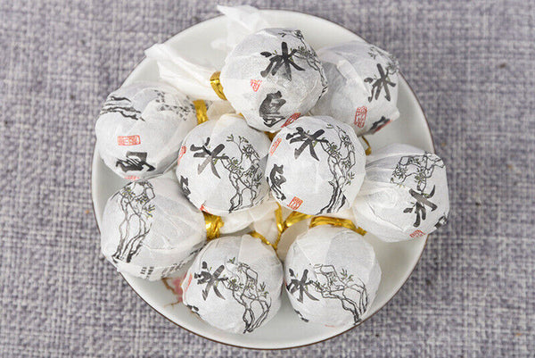 HelloYoung 500g Pu'er Raw Tuocha Iceland Dragon Pearl Yunnan Pu'er Tea