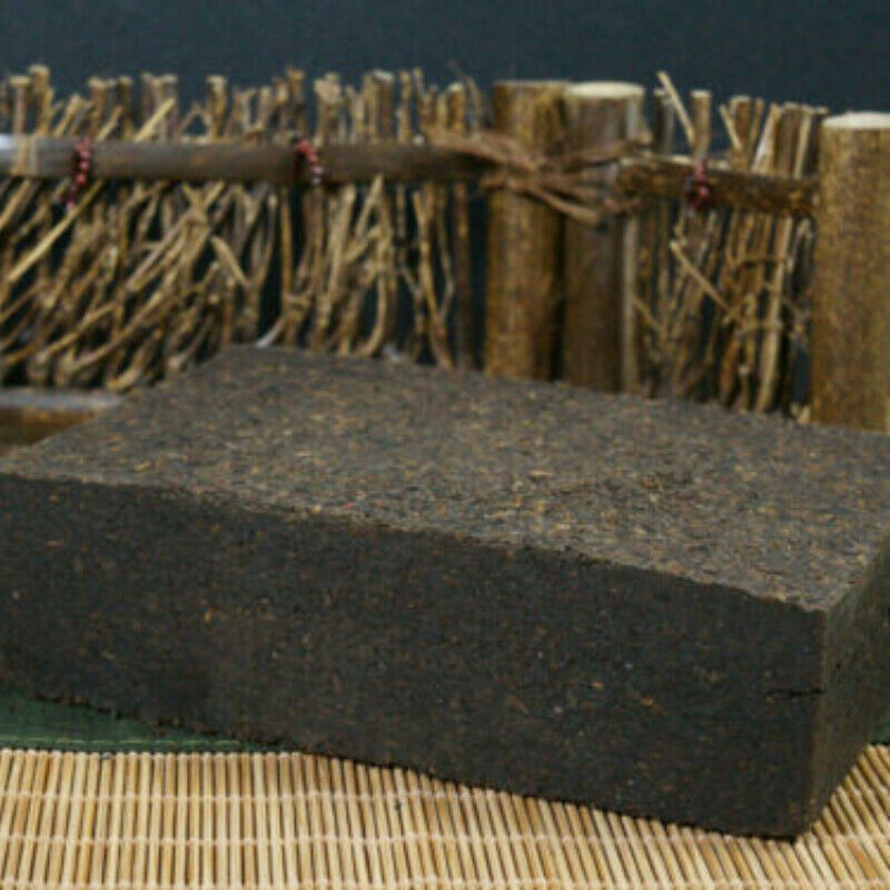 HelloYoung 500g Liu Pao Rice Brick Tea Guangxi Aged Liubao Tea Black Tea Dark Tea