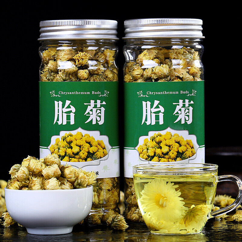 HelloYoung Canned Organic Fetus Chrysanthemum Tea Chinese Natural Top Flower Herbal Tea 35g