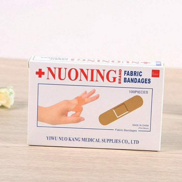 Nuo Ning Chuang Ke Tie Wu Jun Zhi Xue Chuang Ke Tie诺宁创口贴无菌止血创可贴一次性医用伤口贴100片/盒