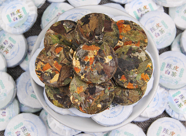 Yunnan Aged White Tea Small Tea Cakes Tangerine Peel White Tea Pressed Tea Main image