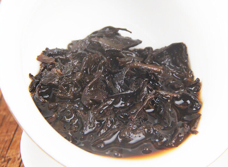 HelloYoung 357g Puerh Ripe Tea Cake 普洱茶熟茶 金毫熟茶饼易武正山茶金易武饼茶