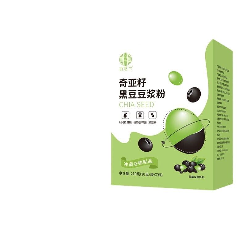 Chia Seed Black Bean soybean milk Meal Substitute Instant Food 210g