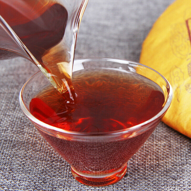 HelloYoung Ripe Puer Tea 357g Yunnan Old Tree Puer Tea Early Spring Black Tea Healhty Drink
