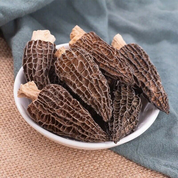 HelloYoung High Quality MOREL-DRIED-MUSHROOMS Natural Chinese Specialty Original 50g 羊肚菌