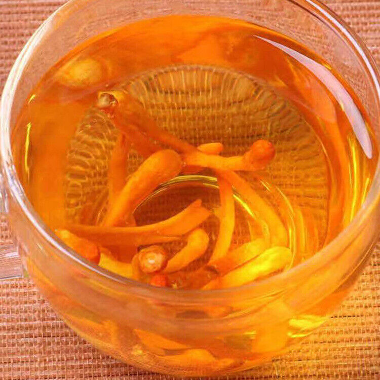 HelloYoung Chinese Cordyceps Flower Chong Cao Hua Anti-aging Lowering Blood Pressure 100g