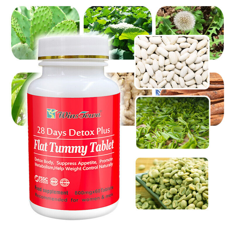 28 Days Detox Plus Flat Tummy SLIMMING Tablet Weight Loss Main image
