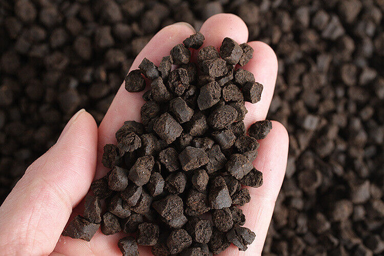 HelloYoung 500g Yunnan Pu'er Ripe Tea 09 Menghai Nuoxiang Tea Fossil New C1 Crushed Silver