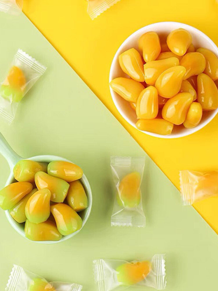 Peelable Soft Candy Assorted Fruit Flavors Chewy Gummy Snack Bulk Pack