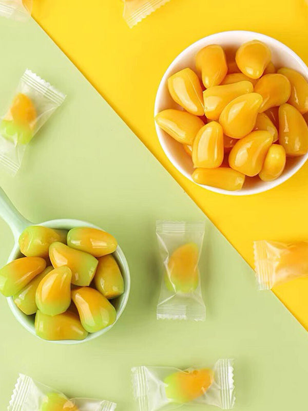 Peelable Soft Candy Assorted Fruit Flavors Chewy Gummy Snack Bulk Pack