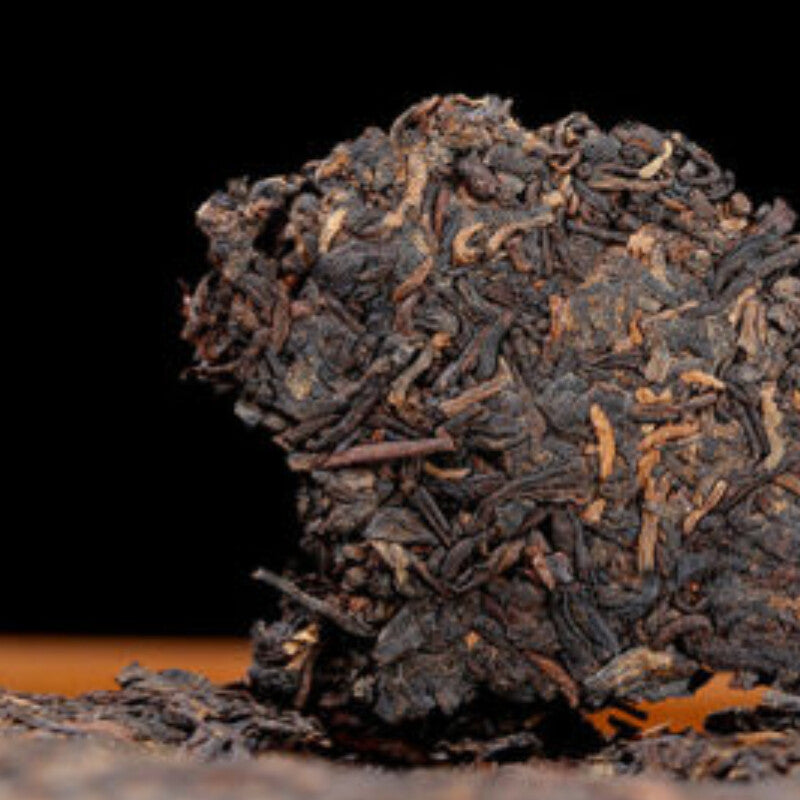 7572 Menghai Dayi Puer Tea Cake357g TAETEA Ripe Pu-erh Yunnan Ancient Tree Pu'er Main image