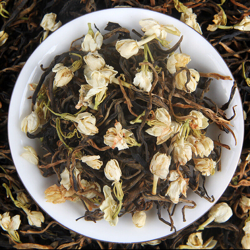 500g/1.1LB Dian Hong Tea Jasmine Black Tea Fengqing  Leaves Red Gold Buds Bulk