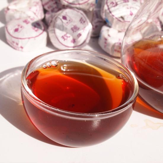 Rose Puer Tea Mini Tuocha Yunnan Ripe Puer Black Tea 20/50 Pieces