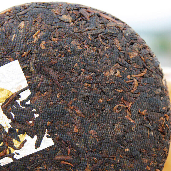 HelloYoung Pu-erh Tea Puer Shu Pu'er Puerh Ripe Tea Cake 500g Menghai Tributary Golden Bud