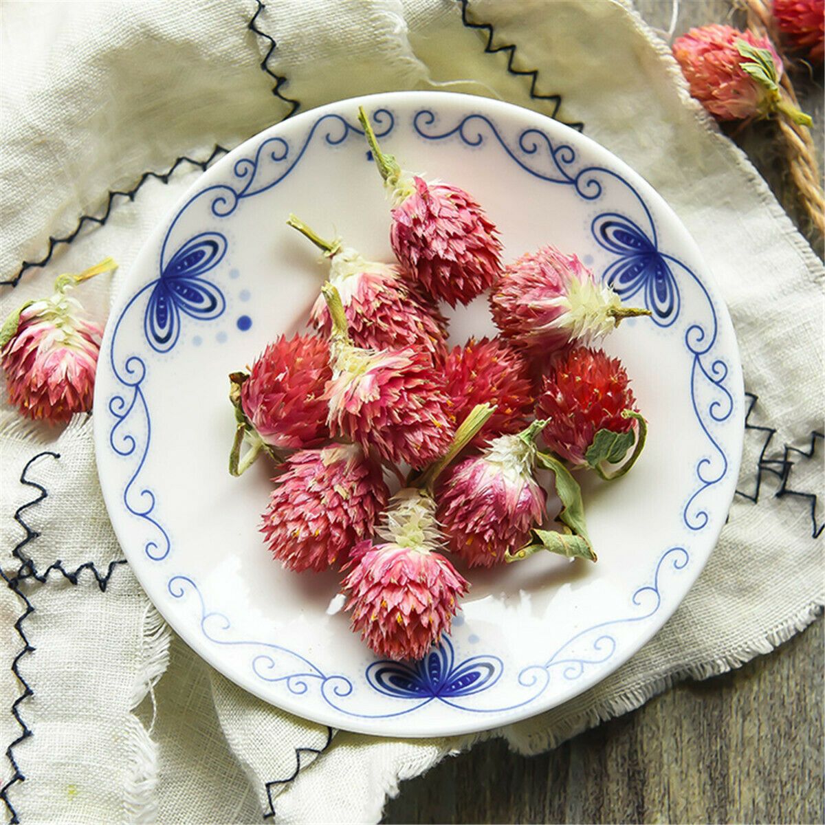 HelloYoung Herbal Tea Qian Ri Hong Flowers Tea Pure Natural Bulk of Hongqiao Plum Blossom
