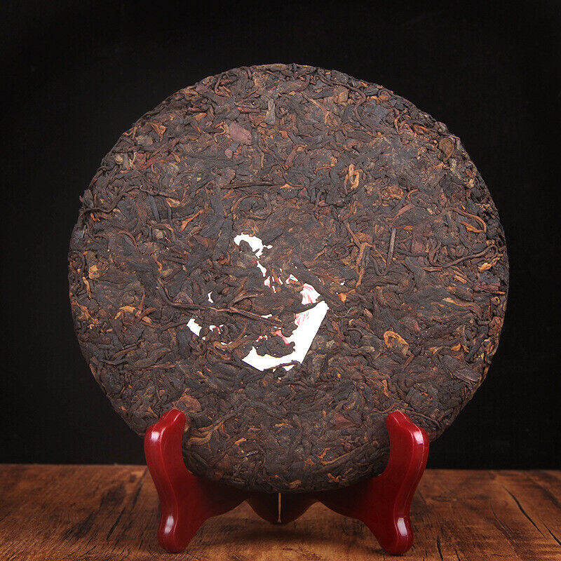 Yiwu Seven Seed Cake Tea 357g/12.59oz Puer Tea Ripe Tea Golden Hao Ripe Tea Cake Secondary image