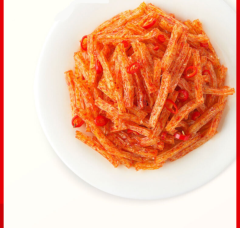 Weilong Small Gluten Spicy Strips Vegetarian Meat Spicy Snacks 卫龙小面筋辣条大刀肉素肉零食