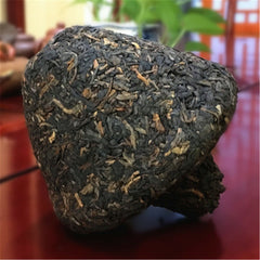 HelloYoung Big Snowy Mountains XiaGuan Mushroom Shape Black Tea Pu-erh Tea Ripe Tea 250g